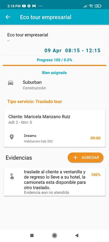 App movil para vendedores de Agencia de Turismo 5