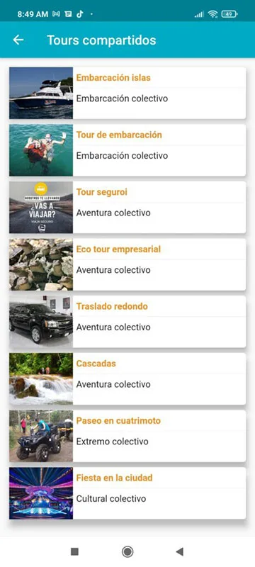 App movil para vendedores de Agencia de Turismo 2