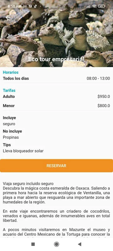 App movil para vendedores de Agencia de Turismo 3