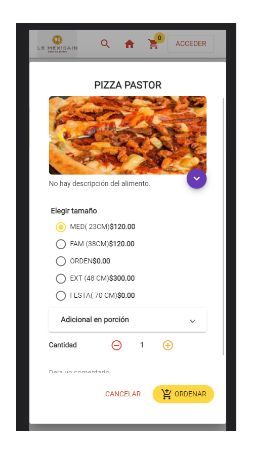 sistema conectado a rappi uber didi para entrega a domicilio