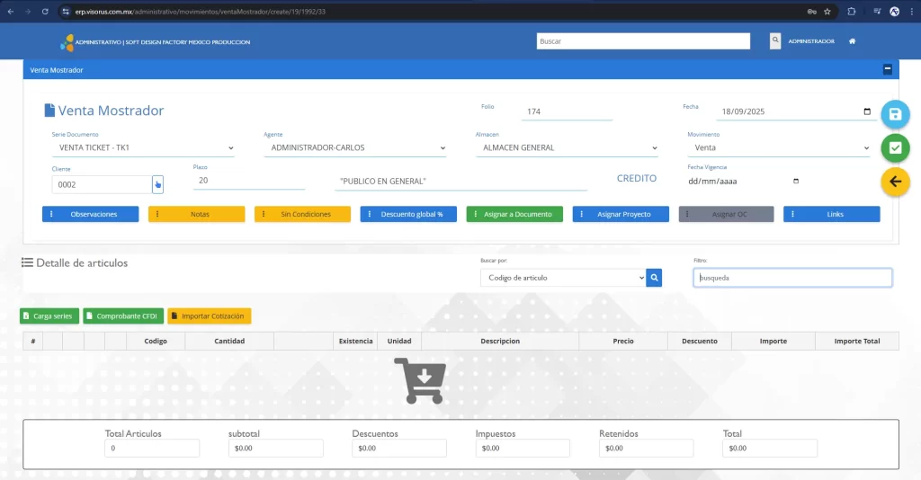 PUNTO DE VENTA ESPECIALIZADO, CON VENTA EN APP, EN RUTA Y EN LINEA