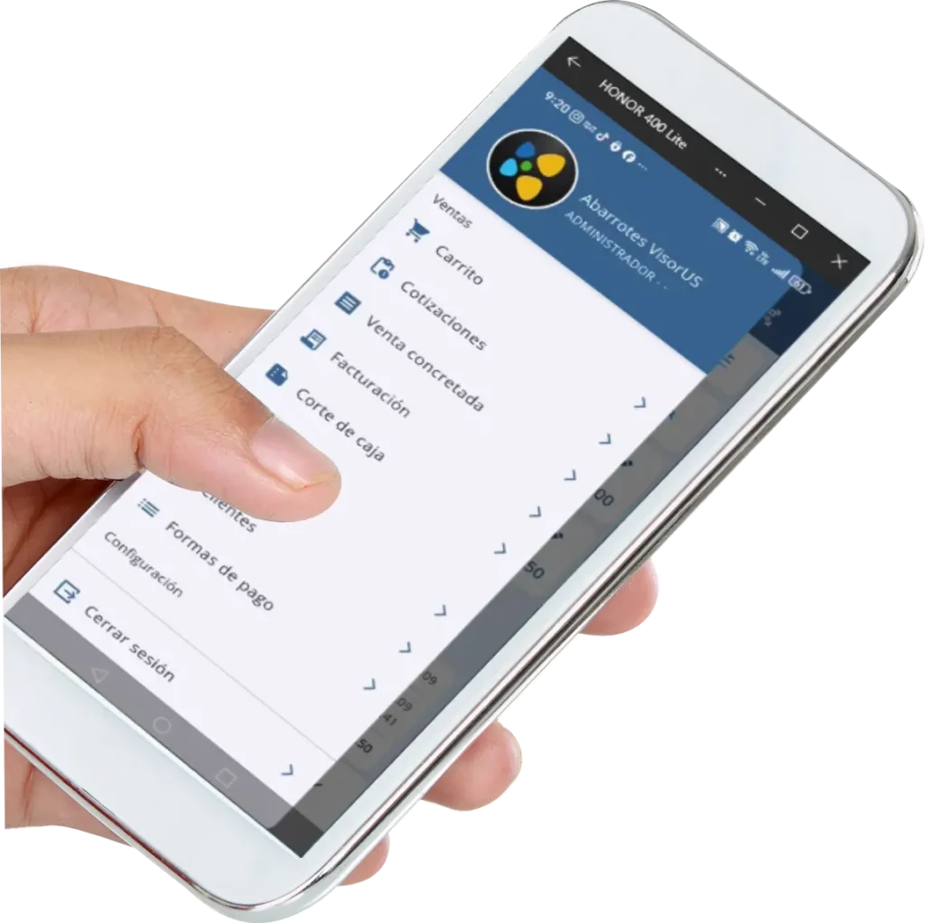 APP Punto de venta versátil de fáil uso