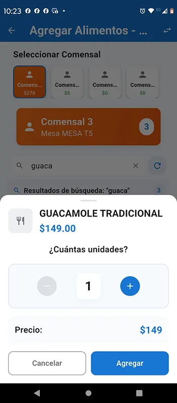 ALTA DE PRODUCTOS A LA CARTA