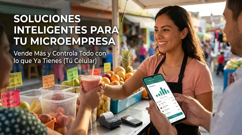 Quiero iniciar un negocio pequeño pero no tengo el capital para invertir en computadoras, pero si necesito controlar bien mis ventas para poder crecer.