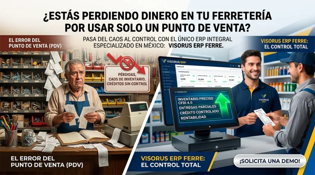 La ventaja de utilizar un sistema especializado en tu feretería