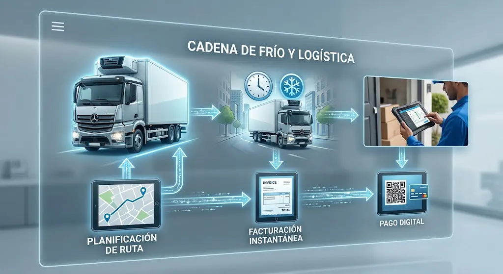 Portada Como mantener la cadena de frio y optimizar la logistica de entrega en productos perecederos